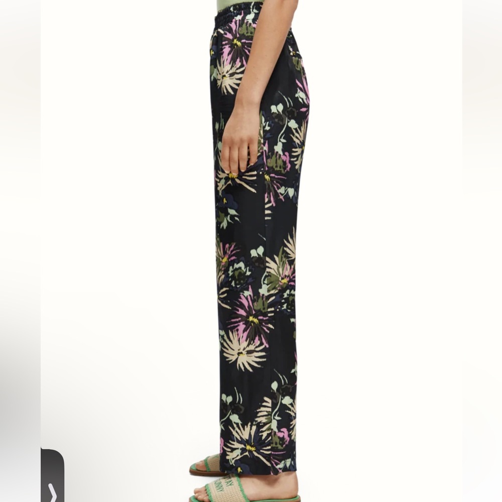 The Gia mid-rise wide-leg printed XS 32 stretch waist - Picture 5 of 16